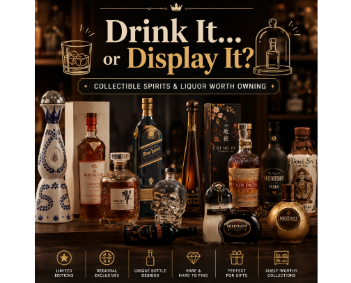 🥃 Drink It... or Display It? Collectible Spirits & Liquor Worth Owning cover photo collage