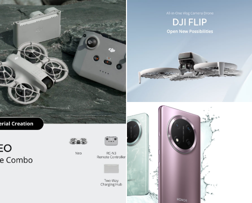 Tech and Gadgets cover photo collage