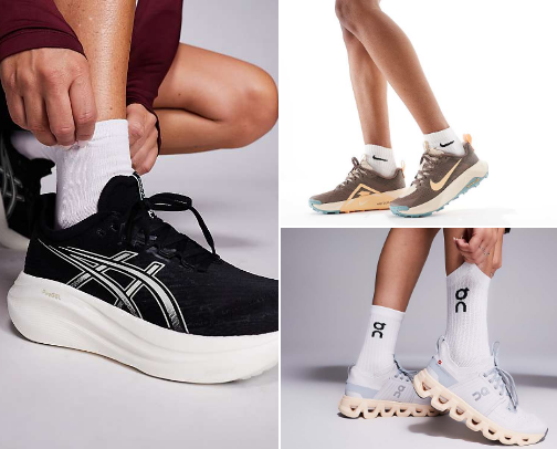 Running shoes - ASOS cover photo collage