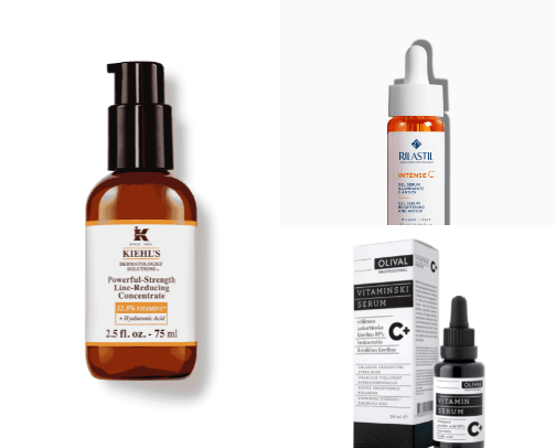 Serums for best skin cover photo collage