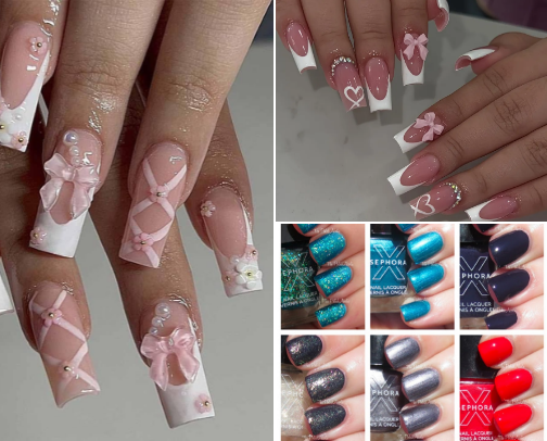 nails for the girlie's cover photo collage