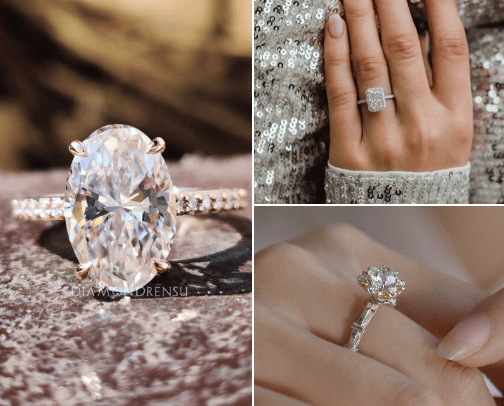 Engagement Ring Stones cover photo collage