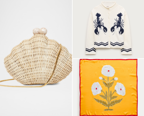 Coastal Granddaughter Outfits: Lobster, Gingham & Raffia Finds for Summer cover photo collage