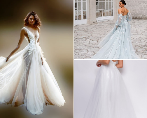 WEDDING GOWNS cover photo collage