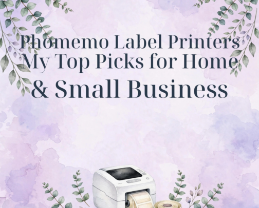 Phomemo Label Printers: My Top Picks for Home & Small Business cover photo collage