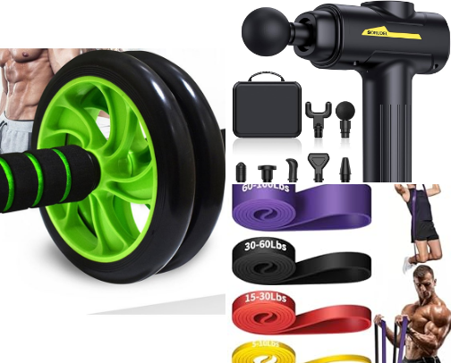 Fitness & Recovery Tools cover photo collage