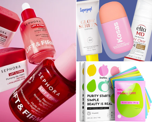 My Holy Grail Beauty, Skincare & Makeup Essentials cover photo collage