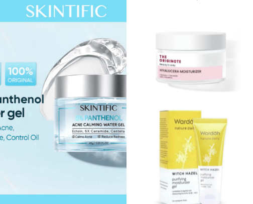 Moisturizer for Oily Skin cover photo collage