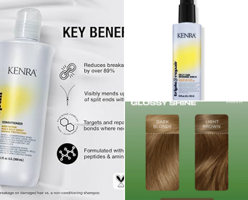 Hair care products found in my bathroom cover photo collage