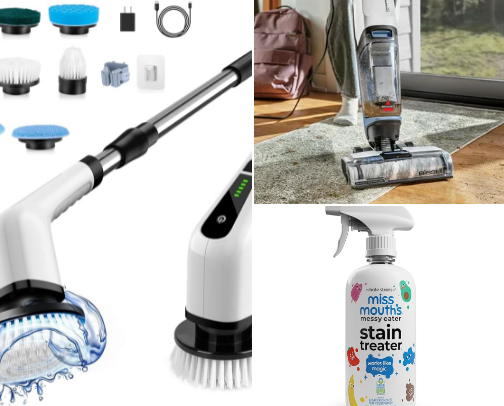 Cleaning supplies everyone needs cover photo collage