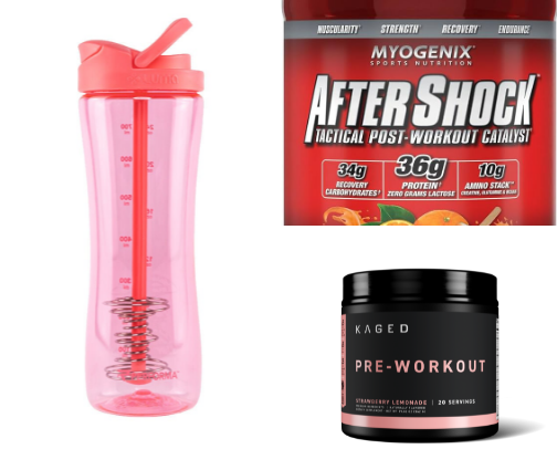 gym equipment for females cover photo collage
