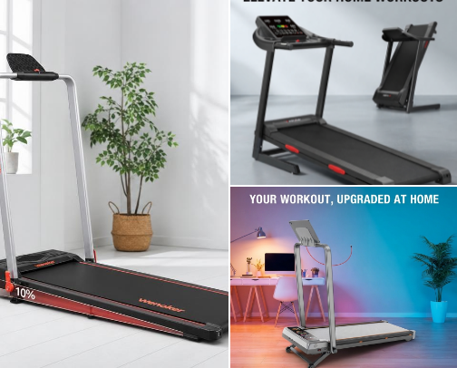 Incline Walking Pads with Handlebars | Compact Treadmills cover photo collage