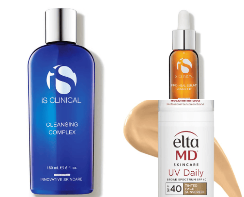 skincare for anti-aging & cystic acne cover photo collage