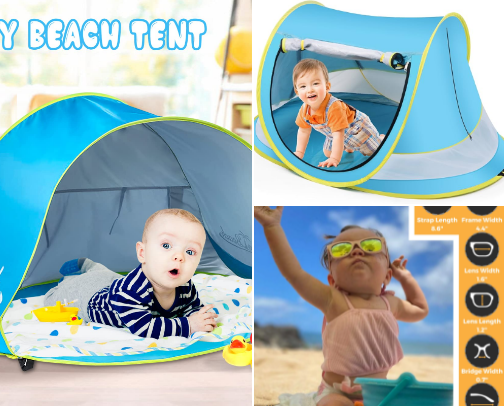 Baby Gear for the Beach/Pool cover photo collage