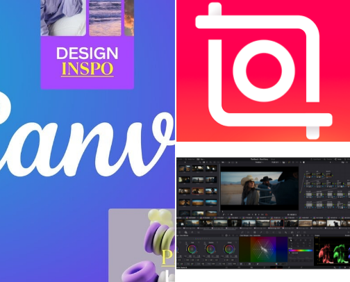 Apps & tools I use to plan and edit my content ✨ cover photo collage