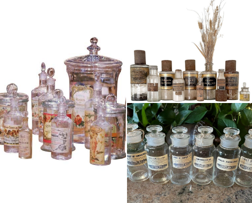 15 Vintage Apothecary Bottles That Will Transform Your Dark Aesthetic cover photo collage