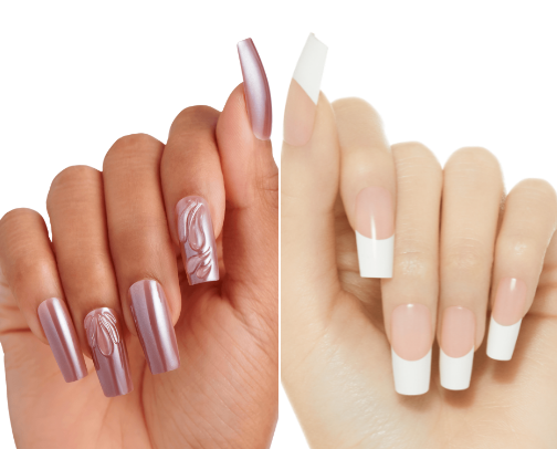 Press on nails 💅🏾 cover photo collage
