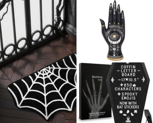 Gothic home items for your gothic baddie self cover photo collage