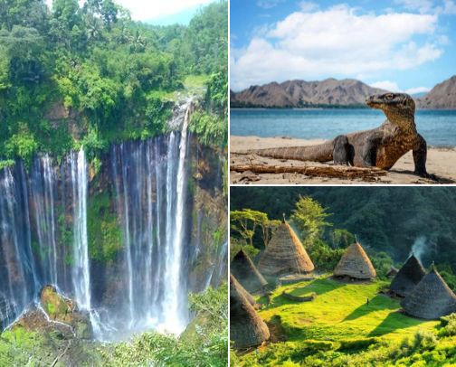 Wanderlust Horizons: Indonesia’s Scenic Nature Escapes 🌿 cover photo collage