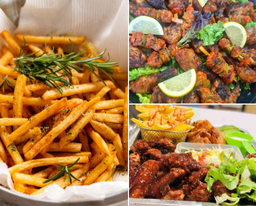 Fries cover photo collage