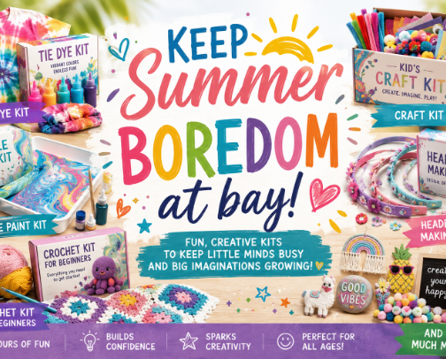 Keep Summer boredom at bay! cover photo collage