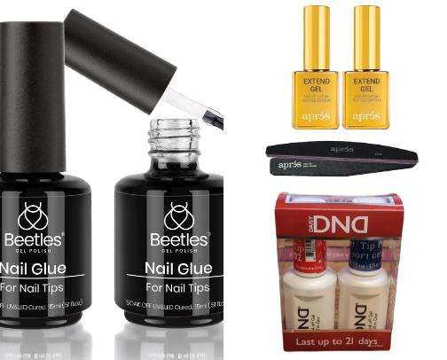 Best Gel X glue cover photo collage