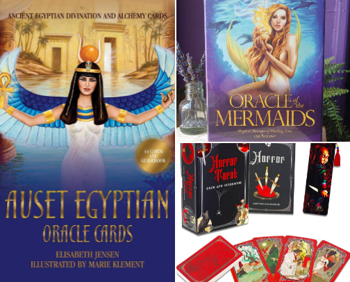 Tarot cards cover photo collage
