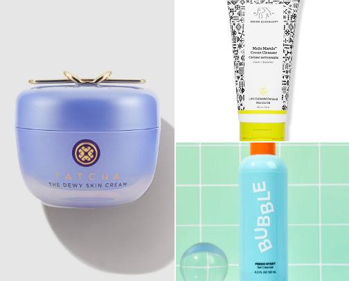 Skincare cover photo collage