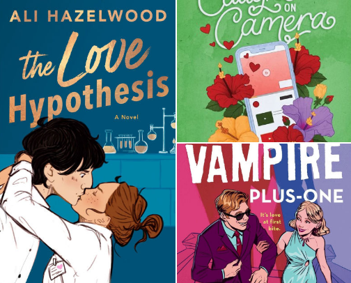 Romance Books by Tropes cover photo collage