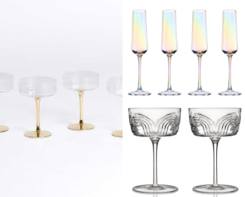 Glassware I’d Pour Champagne Into cover photo collage