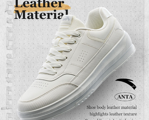 ANTA Men Sneakers Lightweight Breathable Casual Classic White Sports Skateboard Shoes  912338065 cover photo collage