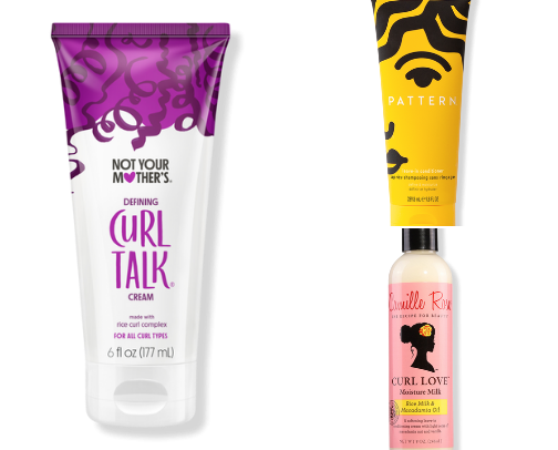 Curly hair must haves! cover photo collage