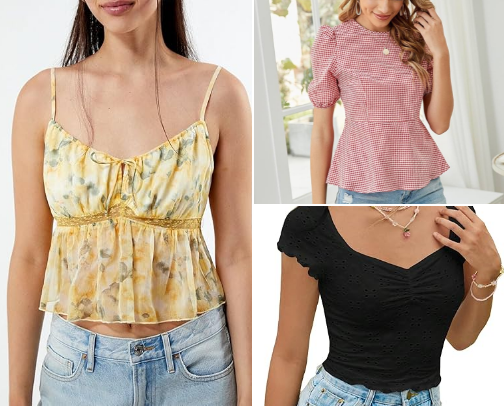 Cute Lightweight tops for the summer!♡ cover photo collage