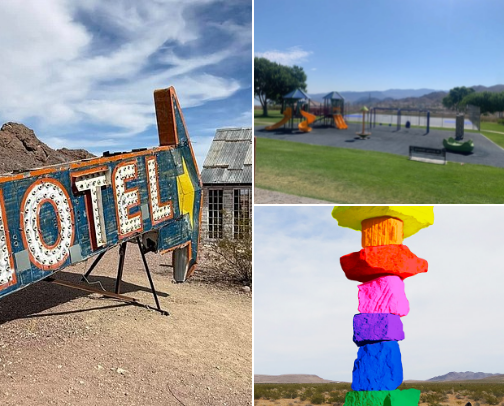 Cool places to visit cover photo collage