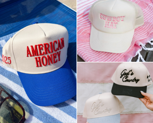 Trucker Hats from KezKustoms You Need in Your Closet for 2025! cover photo collage