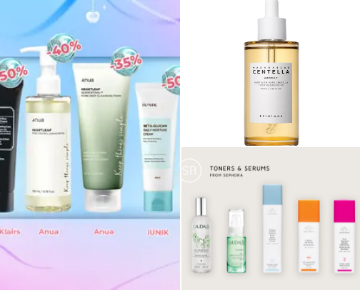 easy skincare routine for beginners cover photo collage