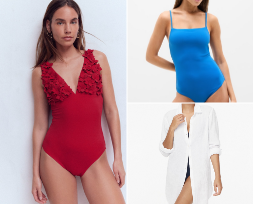True Winter Color Types: Swimsuits cover photo collage