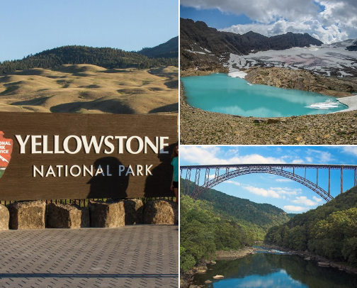 National Parks & Forests cover photo collage