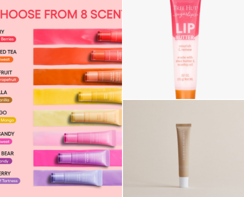 My favorite lip products cover photo collage