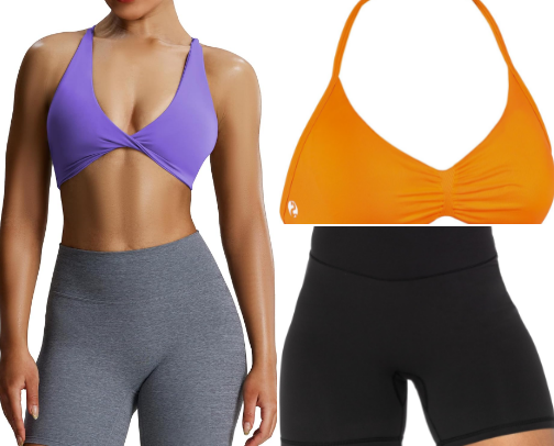 The BEST gym clothes cover photo collage