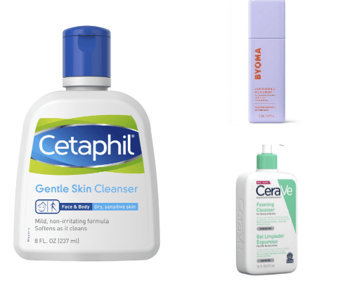Skin Care for my pimple girlies 🧖🏻‍♀️ cover photo collage