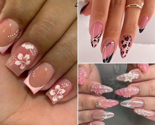 Cutest press ons for busy girls cover photo collage