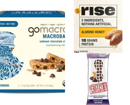 pure protein bars, non nonesense cover photo collage