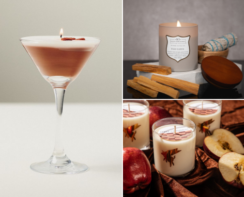 The Candle Shelf 🕯 cover photo collage