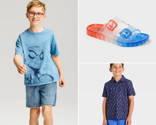 Target Affordable Kids Summer Fashion cover photo collage