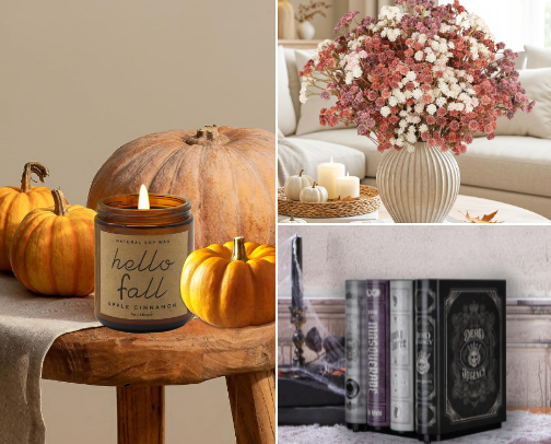 Fall Home Decor: From Cozy to Spooky cover photo collage