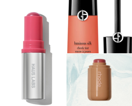 Blushes & Glow products ( Clean girl favorites) cover photo collage