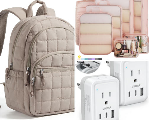 Travel essentials to make your life easier 💅 cover photo collage