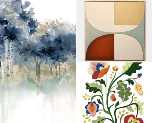 Wall Art Ideas for Every Style | Canvas, Prints & Home Decor cover photo collage