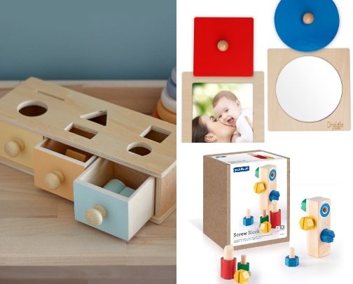 Montessori Toys for Skill Development (Not Just Pretty Wooden Toys but also they are pretty...) cover photo collage